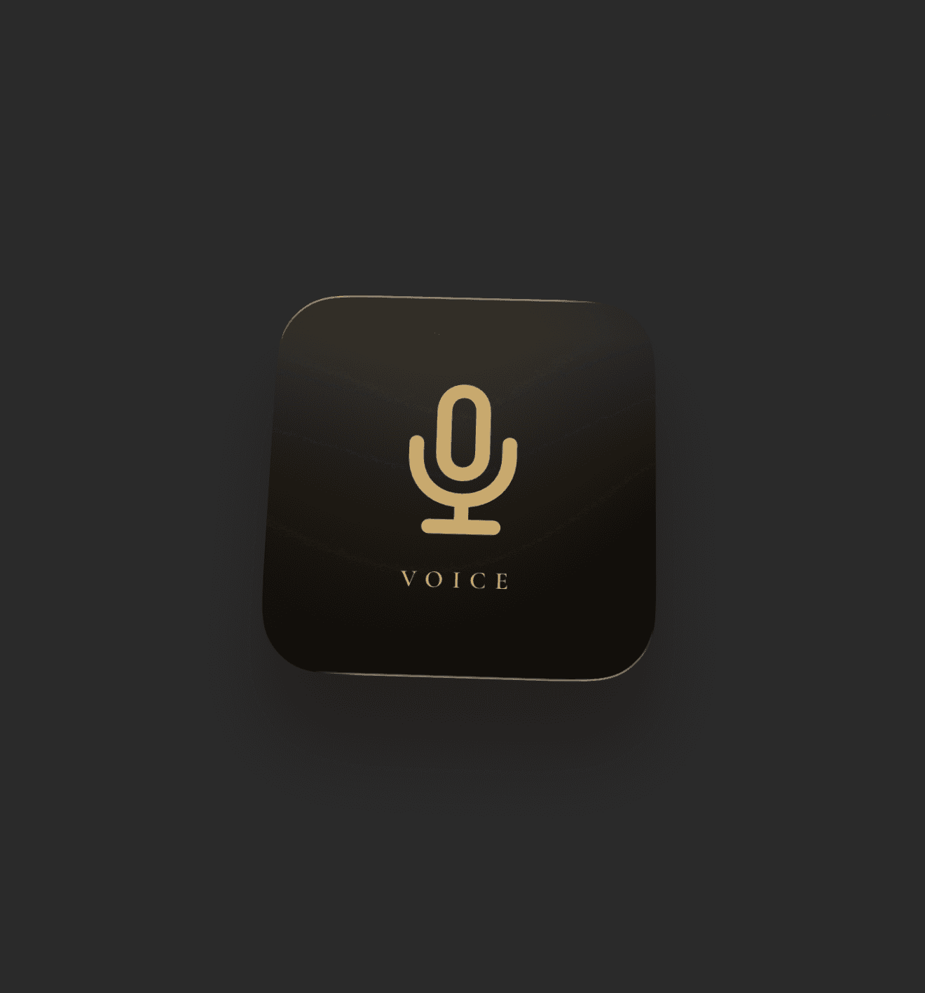 Lupa Voice Search widget on iOS — small Home Screen widget that opens Lupa straight into voice word selection